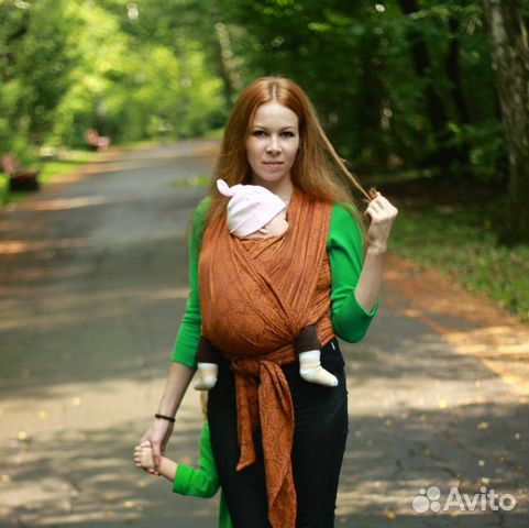Слинг шарф Ellevill Paisley Earth, 4.7м