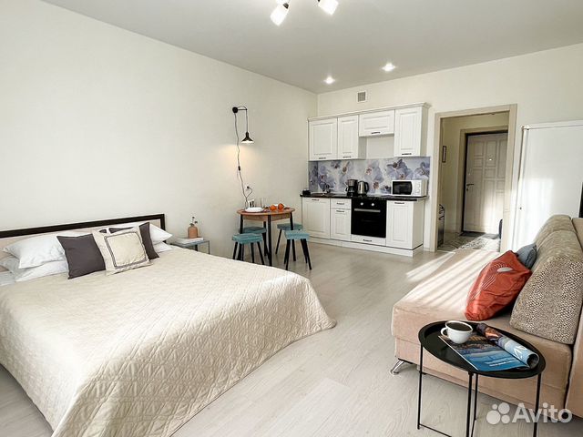 

Квартира-студия, 30 м², 2 кровати