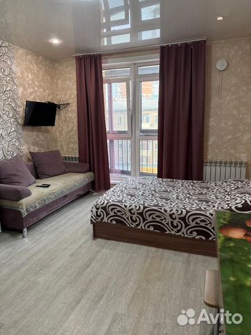 

Квартира-студия, 29 м², 2 кровати