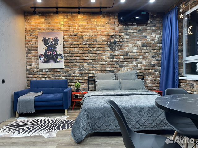 

Квартира-студия, 29 м², 2 кровати