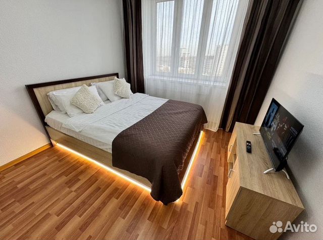 

Квартира-студия, 42 м², 2 кровати