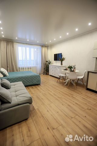 

Квартира-студия, 38 м², 2 кровати