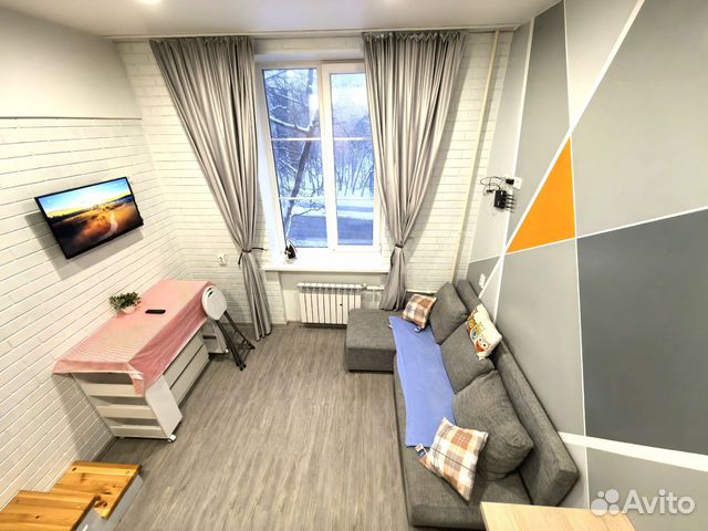 

Квартира-студия, 28 м², 2 кровати