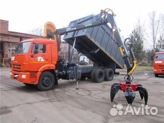 Аренда ломовоза-манипулятора, мусоровоз, багер, ме