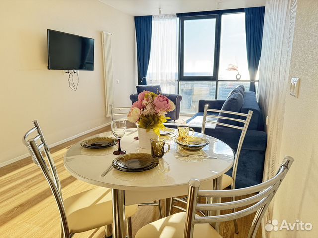 

Квартира-студия, 35 м², 2 кровати
