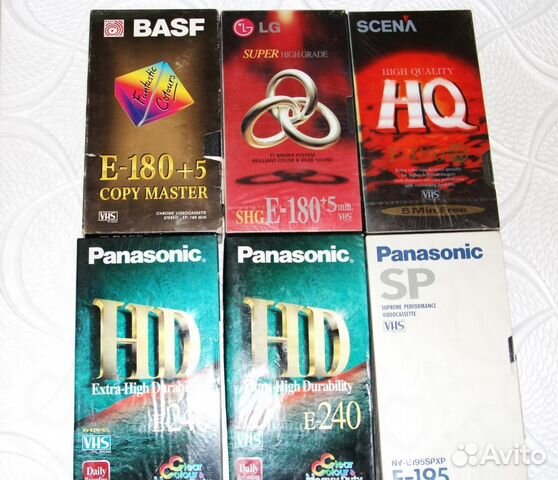 VHS кассеты с фильмами