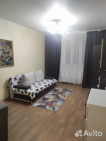 

1-к. квартира, 37 м², 2 кровати