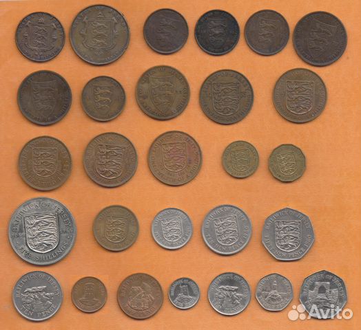Монеты острова Джерси 1851 2005 гг