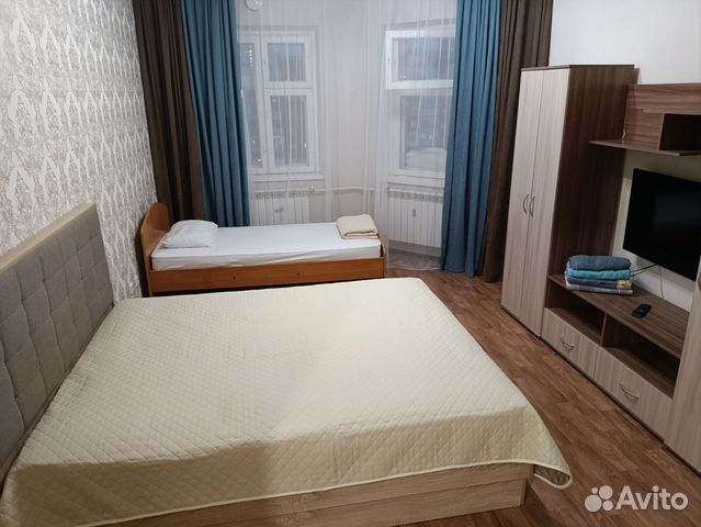 

1-к. квартира, 38 м², 2 кровати