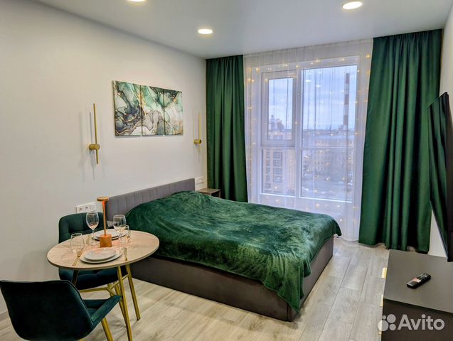 

Квартира-студия, 23 м², 1 кровать