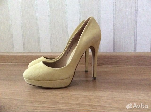 Туфли, натуральная замша