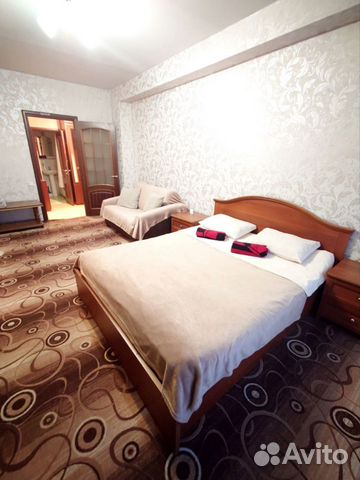 

1-к. квартира, 42 м², 3 кровати