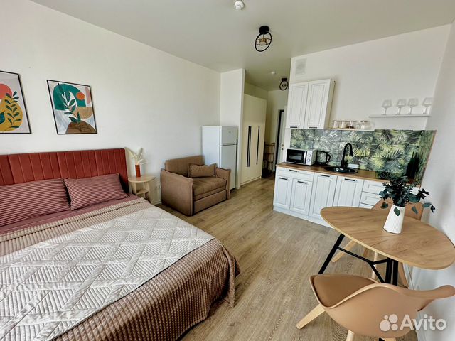 

Квартира-студия, 21 м², 2 кровати