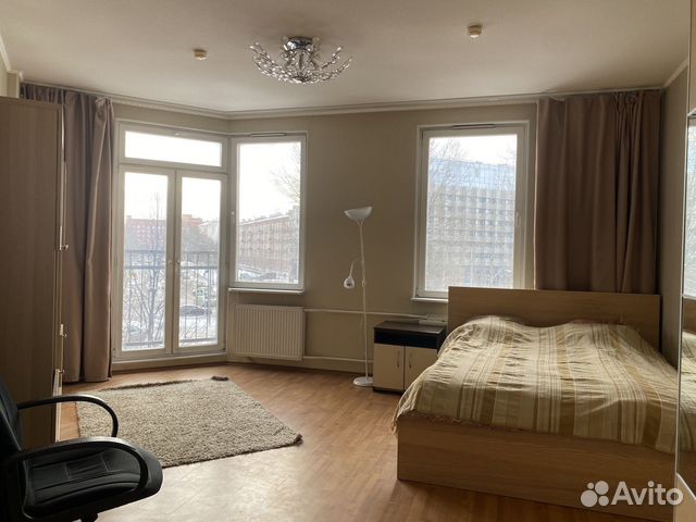 

1-к. квартира, 43,8 м², 2 кровати