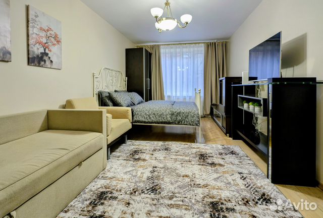 

1-к. квартира, 40 м², 2 кровати