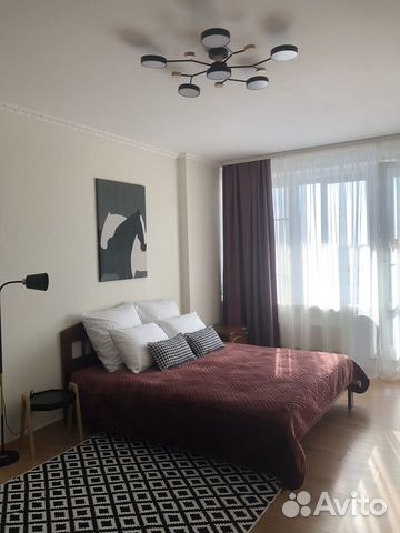

1-к. квартира, 46 м², 2 кровати
