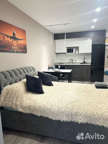 

Квартира-студия, 30 м², 1 кровать