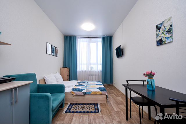 

Квартира-студия, 20 м², 2 кровати