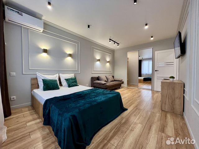 

1-к. квартира, 44 м², 2 кровати