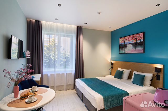 

Квартира-студия, 20 м², 2 кровати