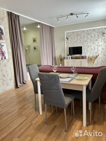 

Квартира-студия, 43,7 м², 2 кровати