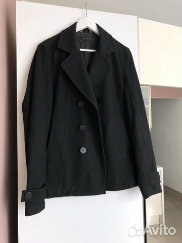 Пальто бушлат мужской Calvin Klein черный Пальто бушлат мужской Calvin Klein черный