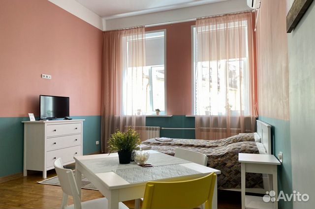 

Квартира-студия, 30 м², 2 кровати