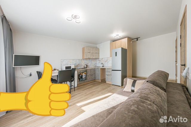

1-к. квартира, 41 м², 3 кровати