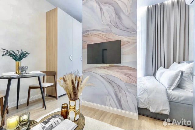 

Квартира-студия, 25 м², 2 кровати