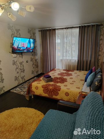 

1-к. квартира, 34 м², 3 кровати