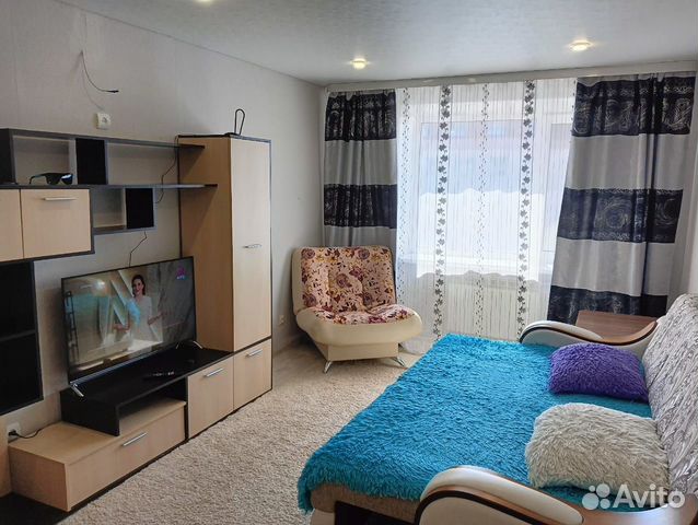 

1-к. квартира, 40 м², 2 кровати