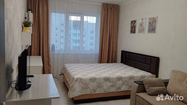 

1-к. квартира, 38 м², 2 кровати