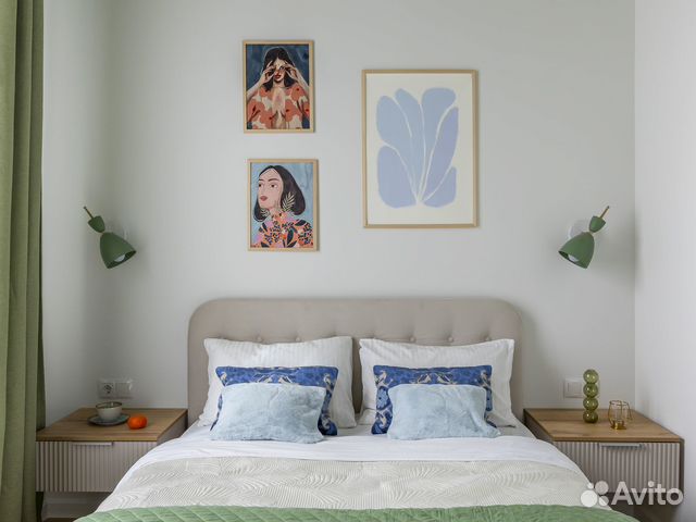 

1-к. квартира, 41 м², 2 кровати