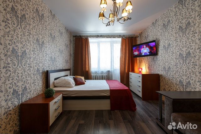 

1-к. квартира, 46 м², 2 кровати