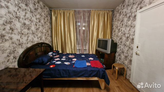 

1-к. квартира, 42 м², 2 кровати