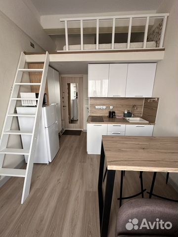 

Квартира-студия, 20 м², 3 кровати