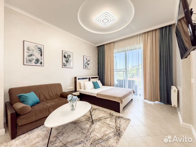 

Квартира-студия, 43 м², 2 кровати