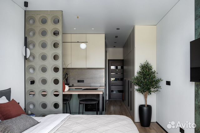 

Квартира-студия, 24 м², 2 кровати