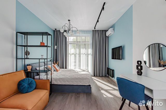 

1-к. квартира, 54 м², 3 кровати