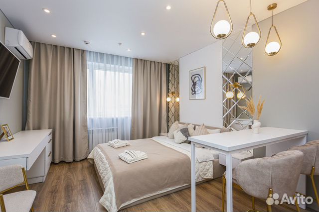 

Квартира-студия в апарт-отеле, 19 м², 1 кровать