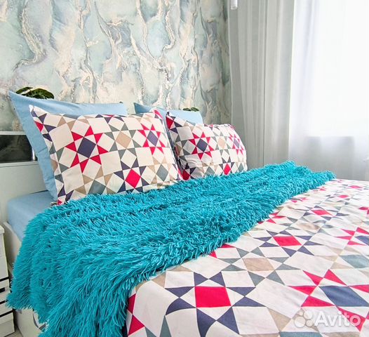 

1-к. квартира, 45 м², 2 кровати