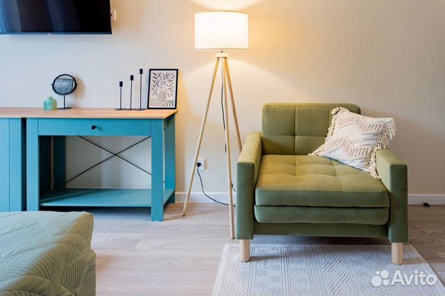 

Квартира-студия, 28 м², 2 кровати