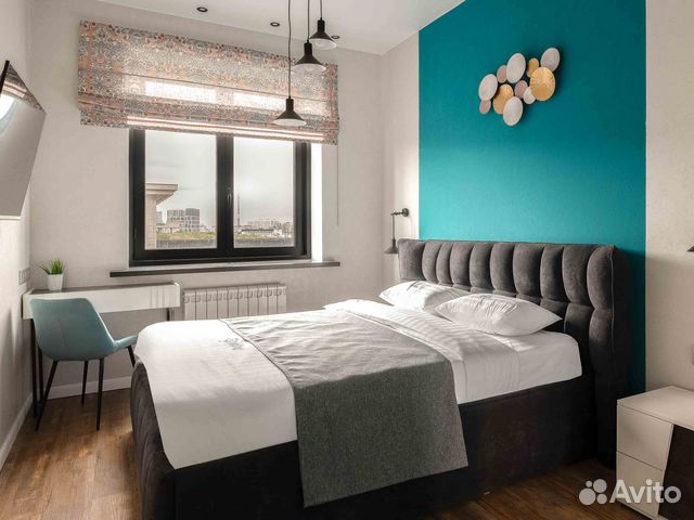 

1-к. квартира, 42 м², 2 кровати