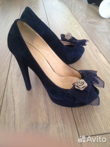 Туфли, босоножки натуральная замша