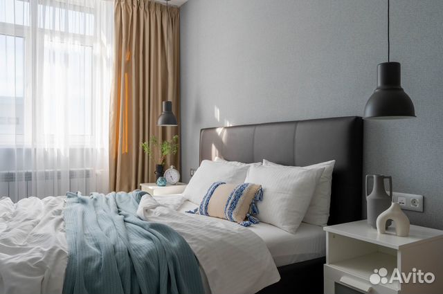 

1-к. квартира, 52 м², 2 кровати