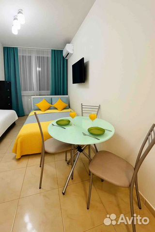 

Квартира-студия, 23 м², 2 кровати