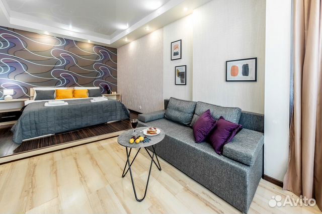 

1-к. квартира, 45 м², 3 кровати