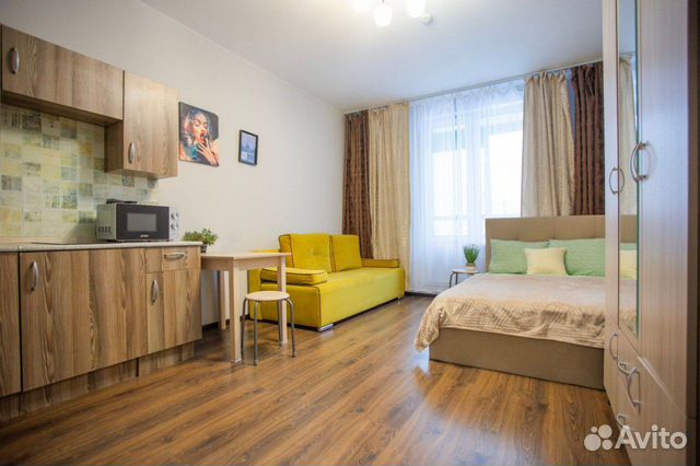 

Квартира-студия, 25 м², 2 кровати