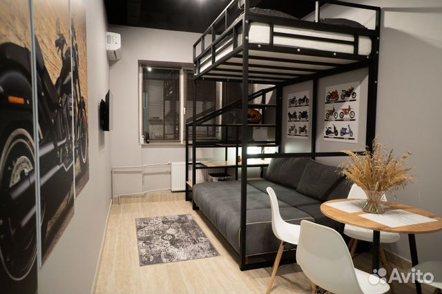

Квартира-студия, 24 м², 2 кровати
