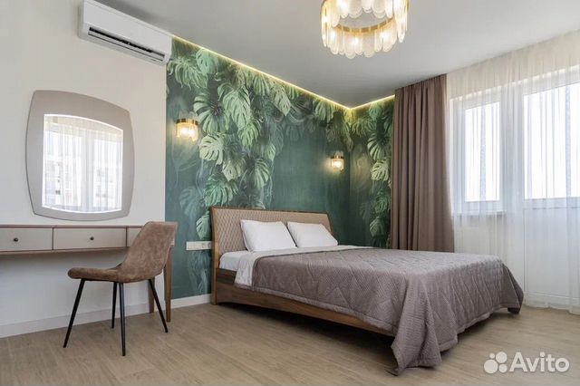 

1-к. квартира, 42 м², 2 кровати